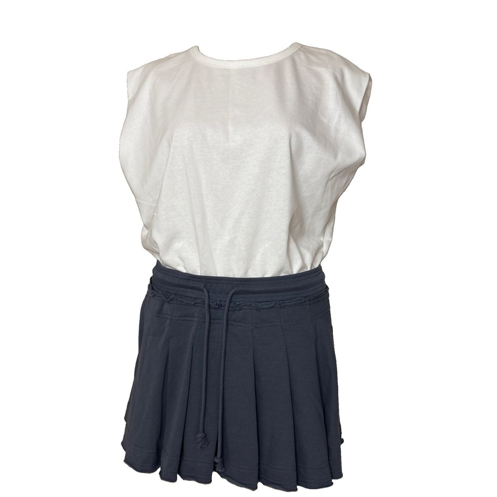The Greii Twofer Mini Dress Womens Size S top attached skirt combo New